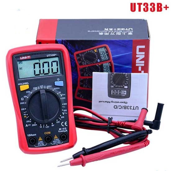 UNI-T UT33B+ Digital Multimeter – Palm Size Digital Tester
